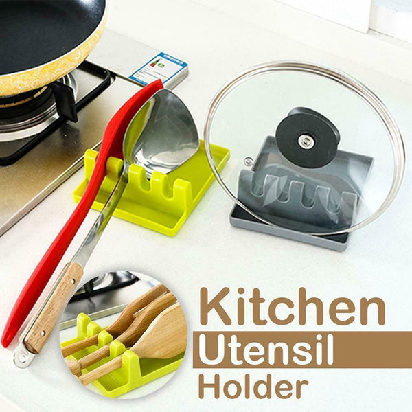 2pcs Kitchen Utensil Rest Holder