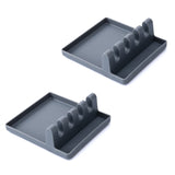 2pcs Kitchen Utensil Rest Holder