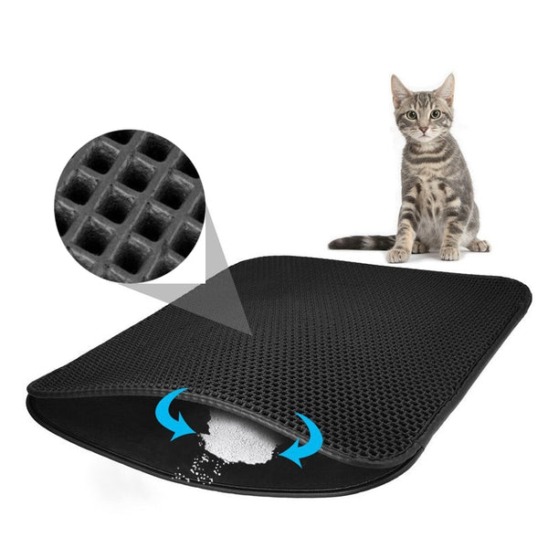 Double Layer Waterproof Cat Litter Mat